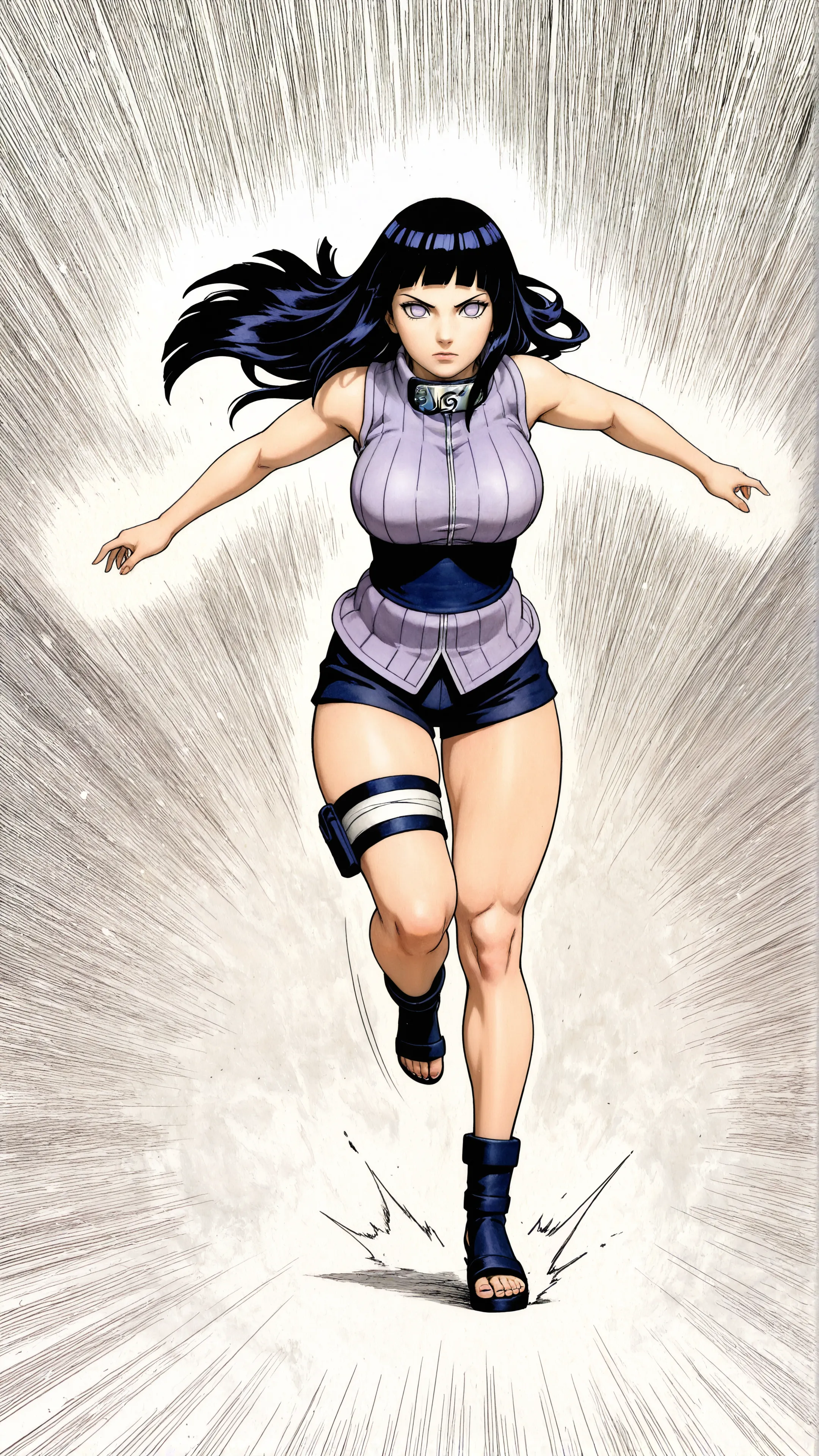 hinata action mobile wallpaper hd