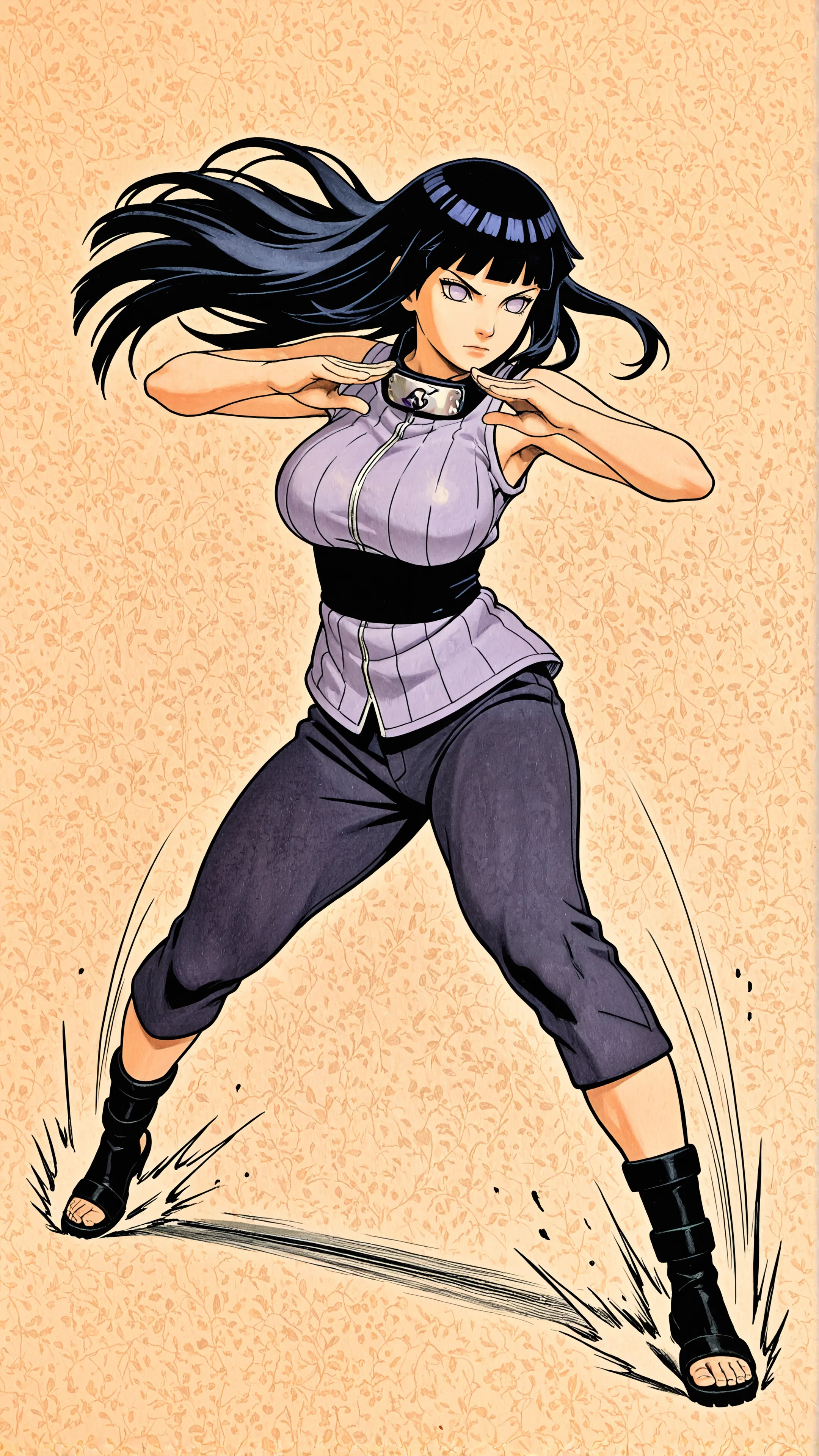 hinata action mobile wallpaper hd