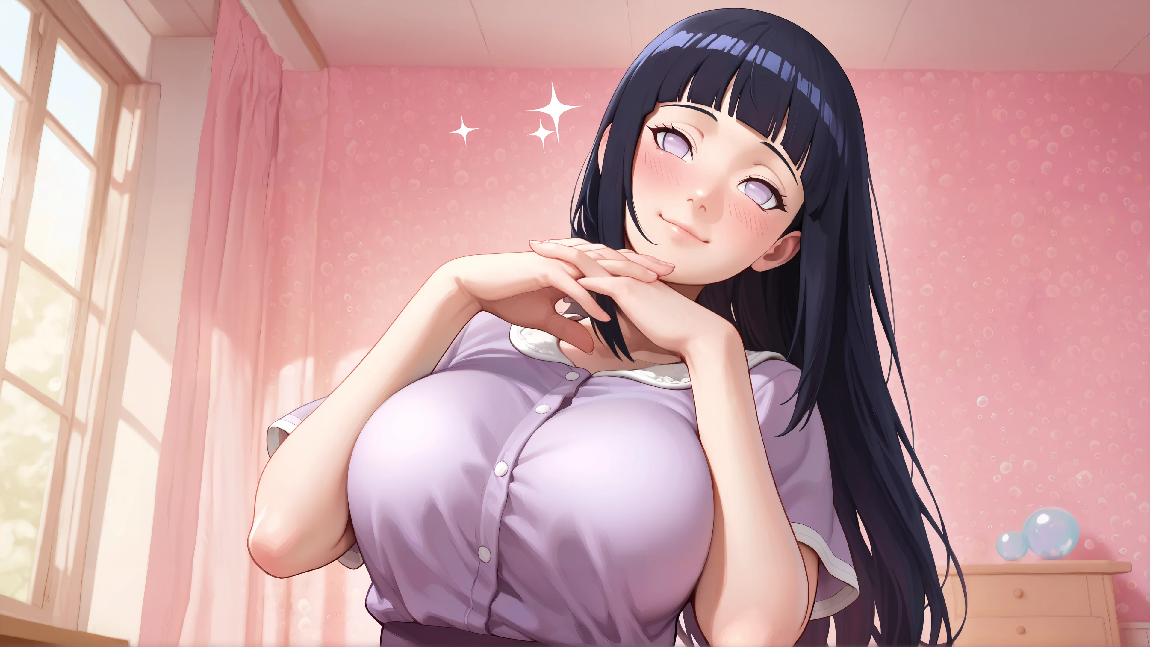 hinata hyuga cute desktop wallpaper 4k hd