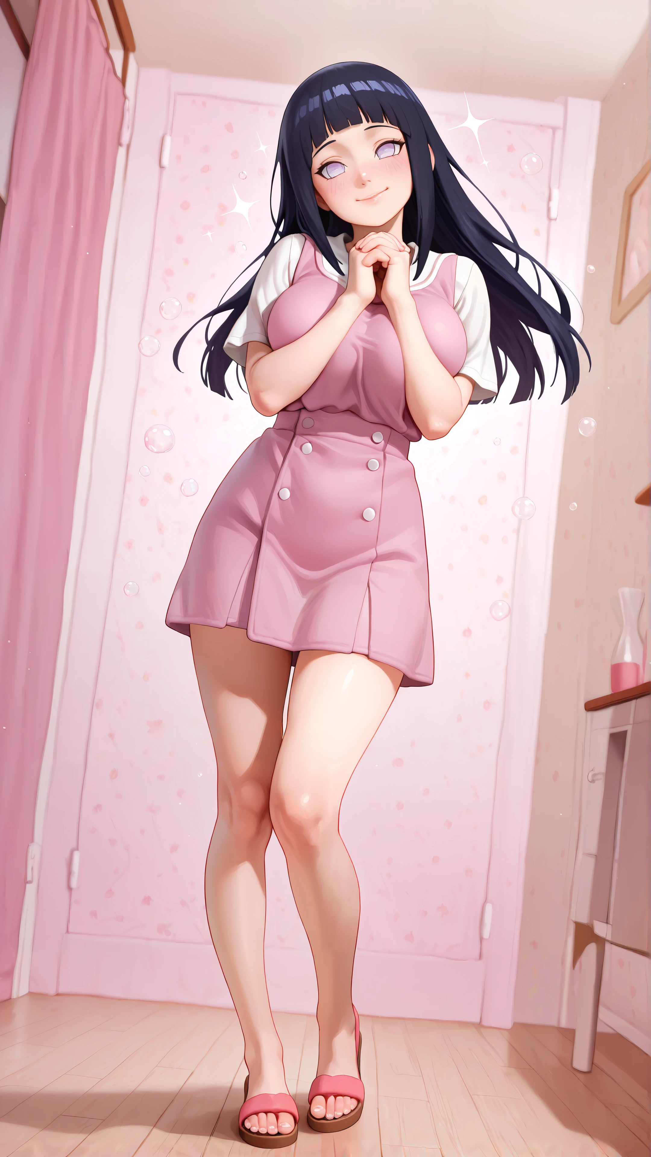 hinata hyuga cute, naruto cute wallpaper, hinata mobile 4k