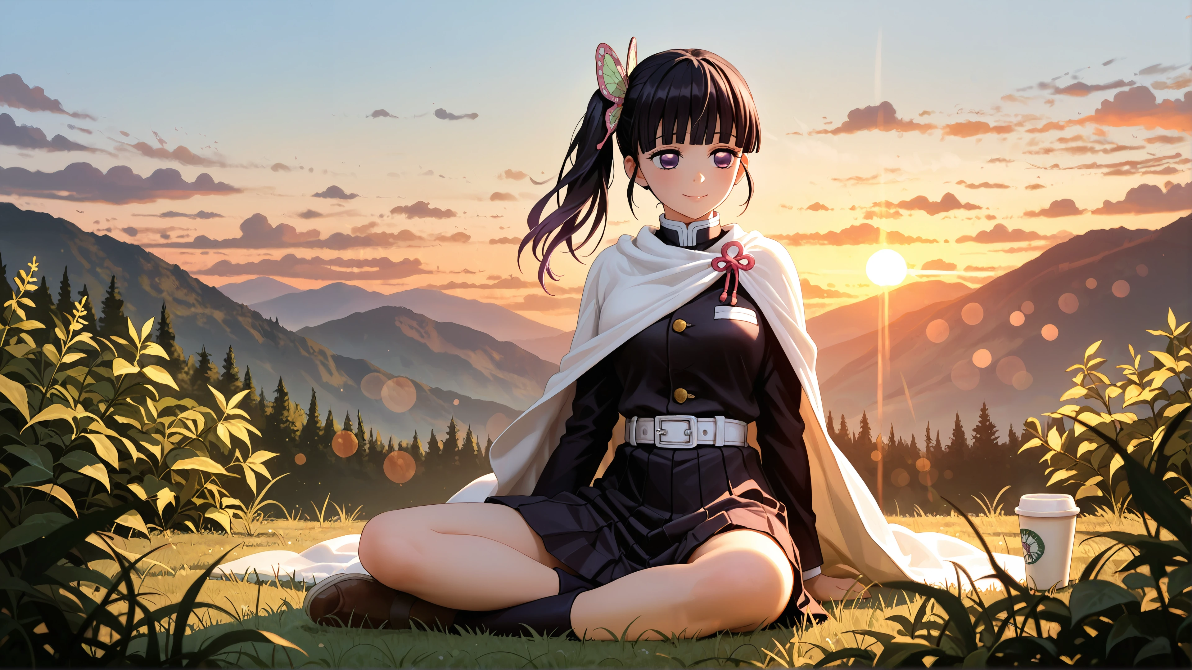 kanao tsuyuri chill, demon slayer chill wallpaper, kanao desktop 4k