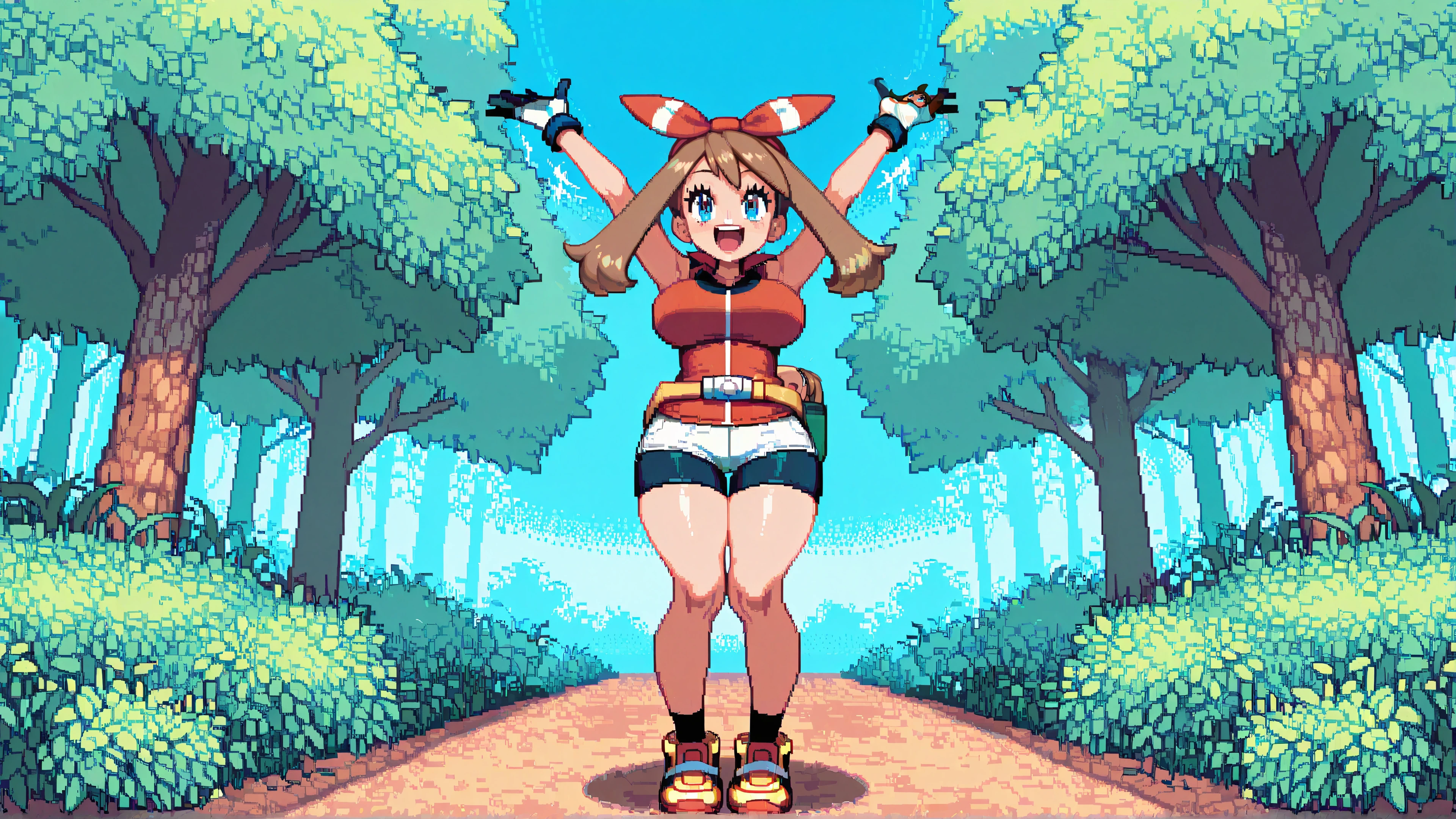 may pokemon cute pixels desktop wallpaper