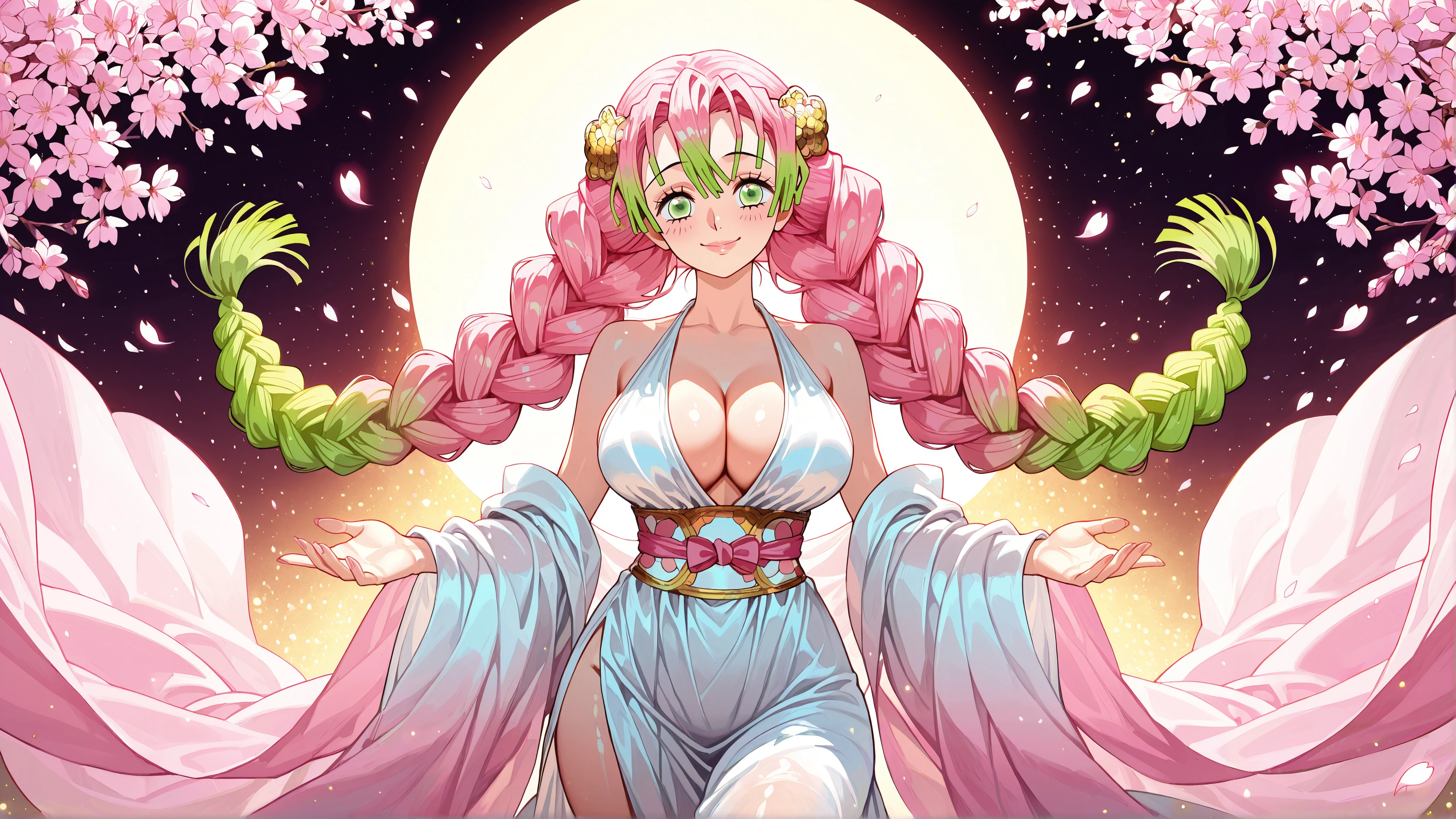 mitsuri fantasy wallpaper 4k desktop