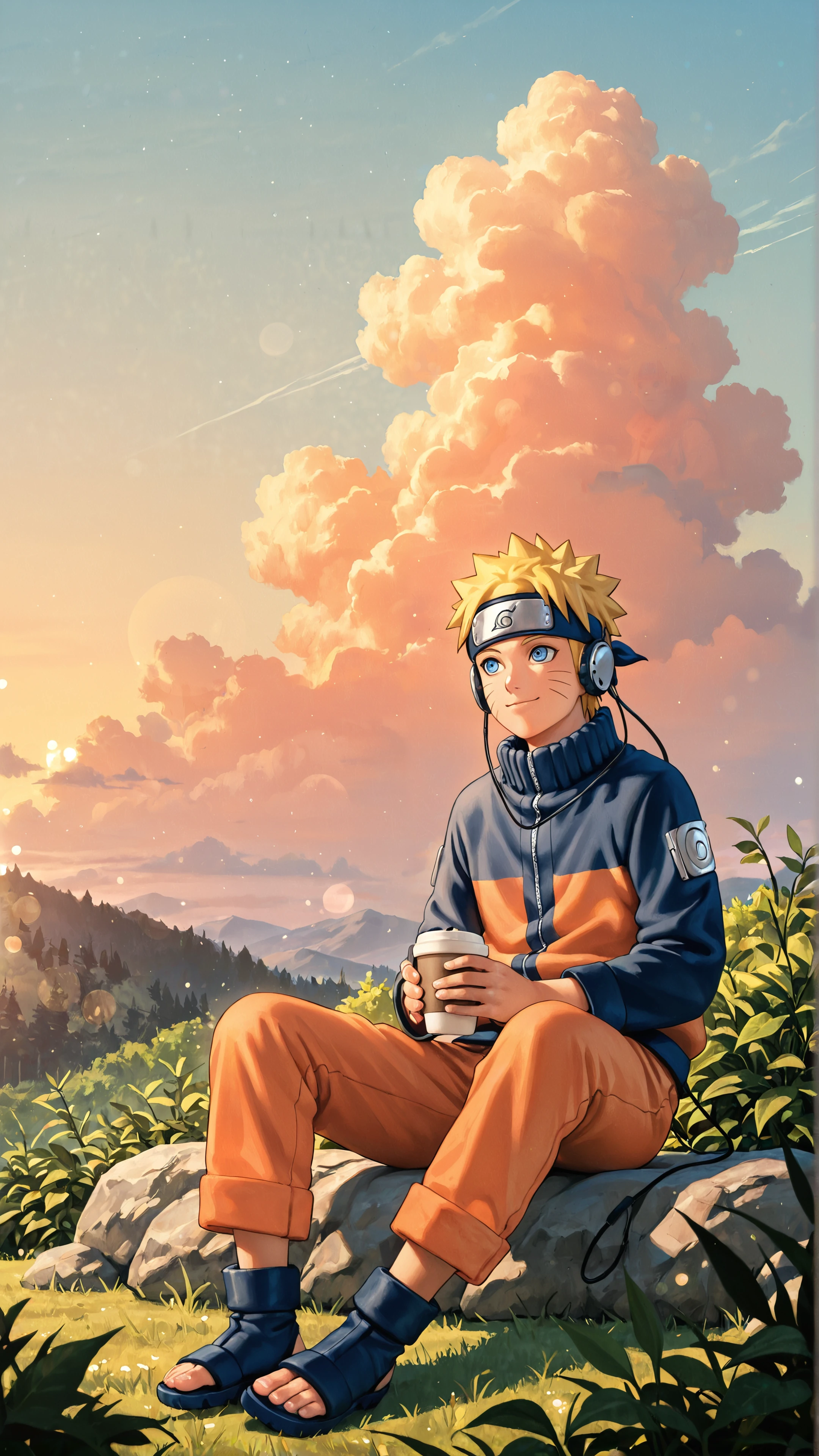 naruto uzumaki chill mobile wallpaper 4k