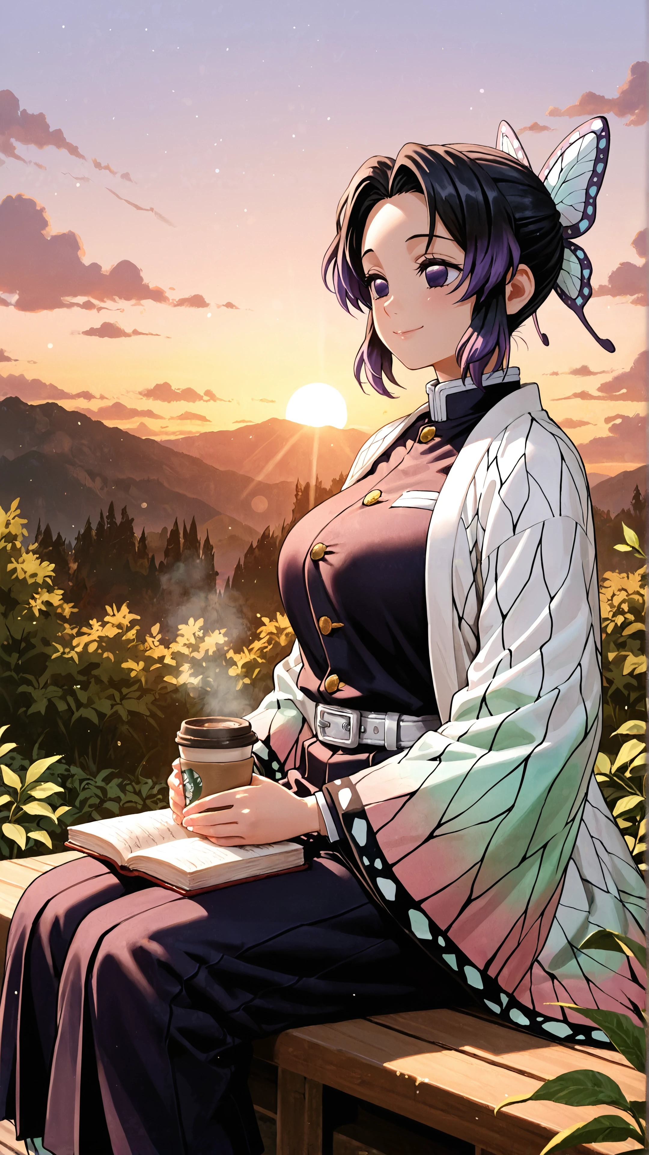 shinobu kocho chill mobile wallpaper 4k