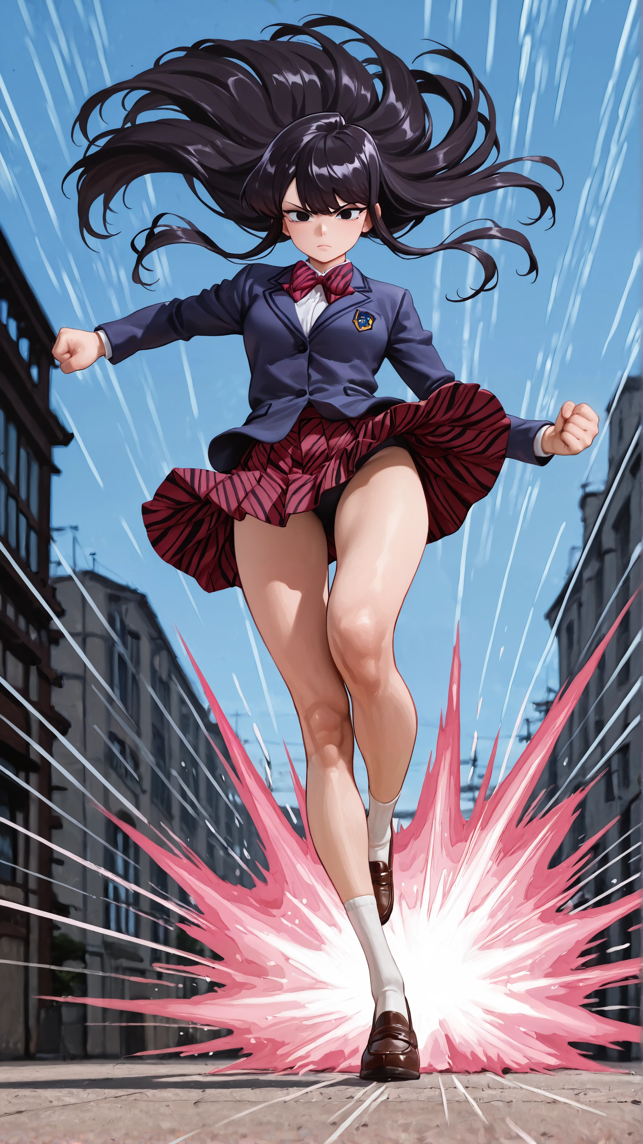 komi shouko action mobile wallpaper 4k