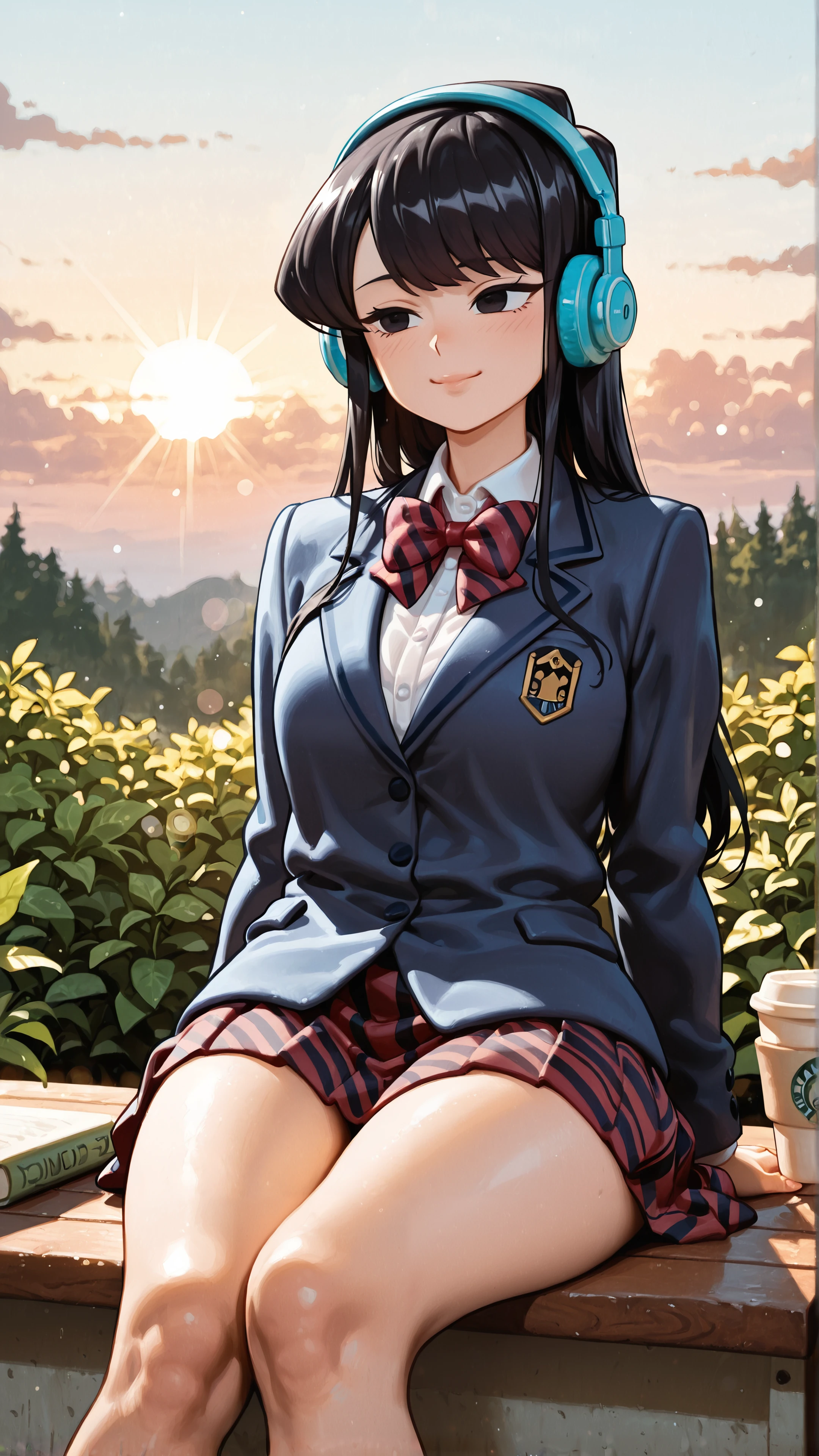 komi shouko chill, komi san chill wallpaper, komi mobile 4k, aesthetic anime