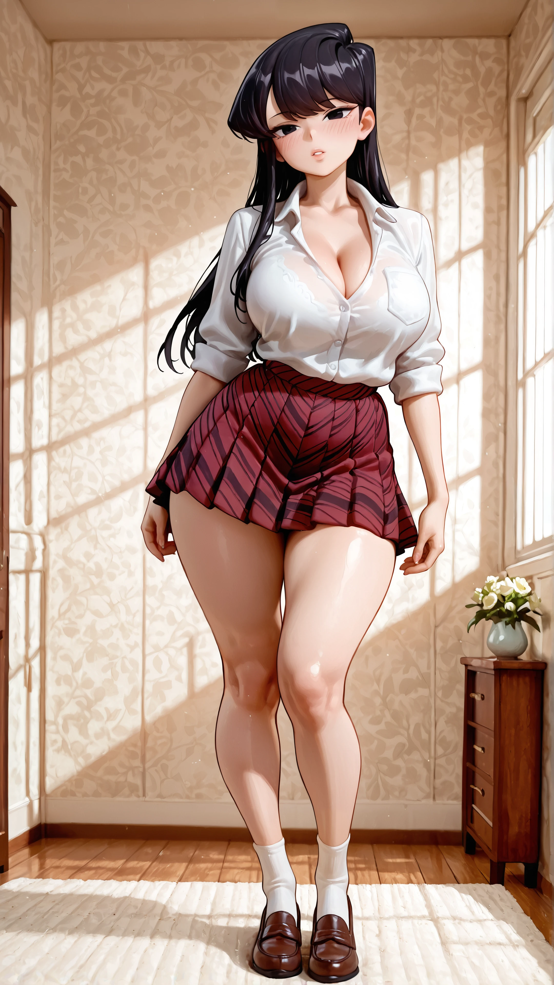 komi shouko hot, komi san hot wallpaper, sexy anime mobile 4k, komi hot