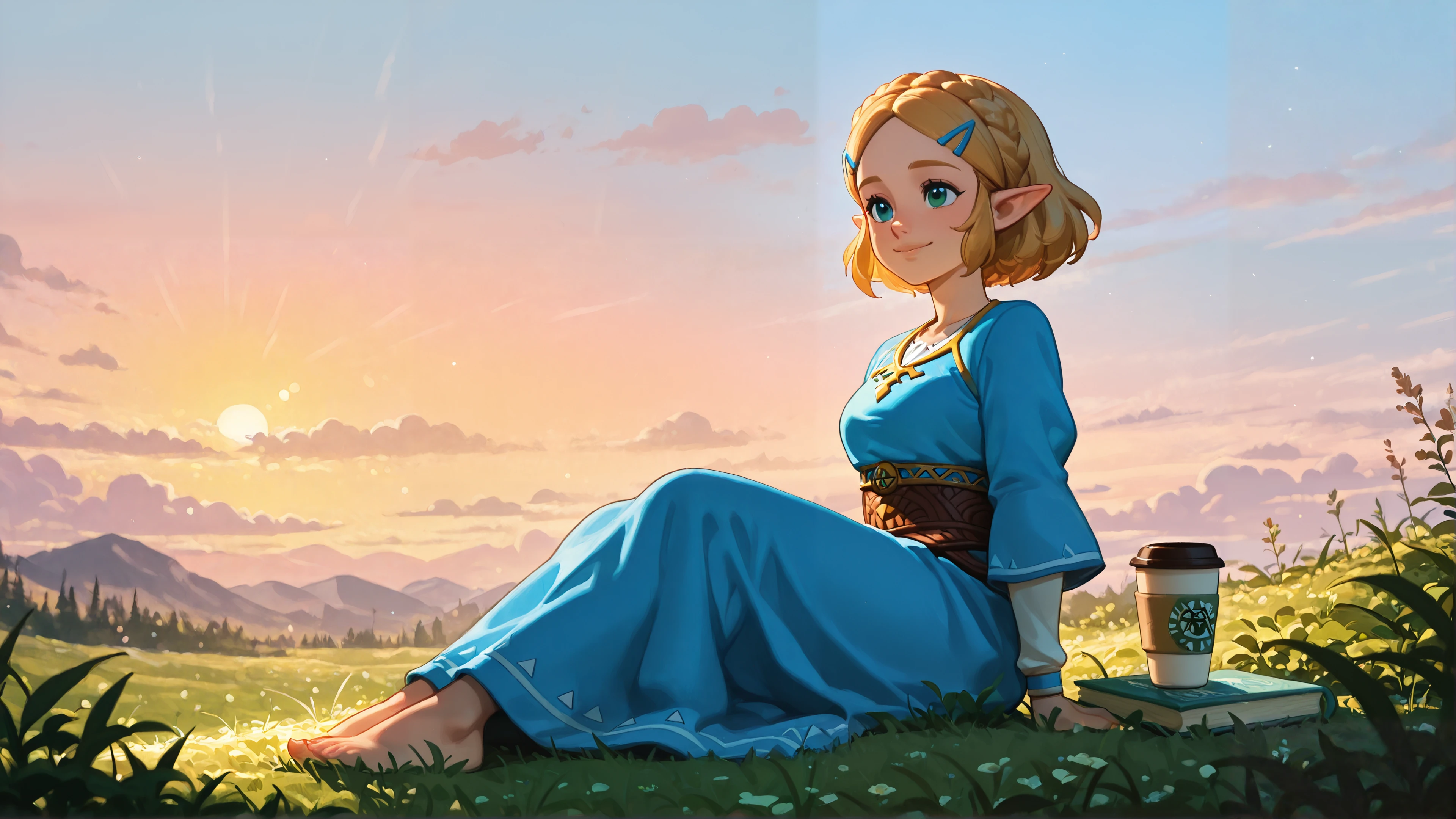 princess zelda chill desktop wallpaper 4k