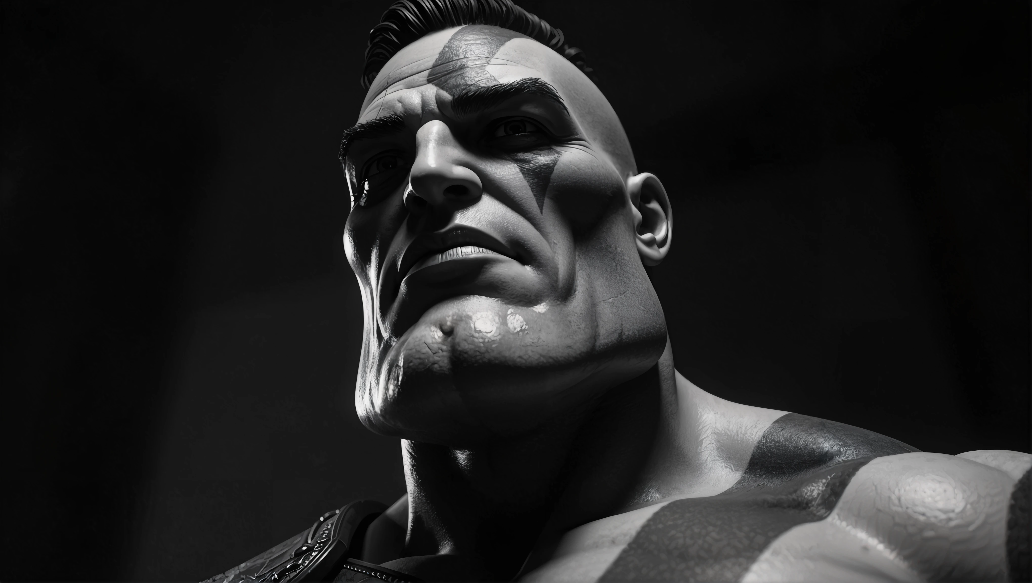 kratos god of war gigachad desktop