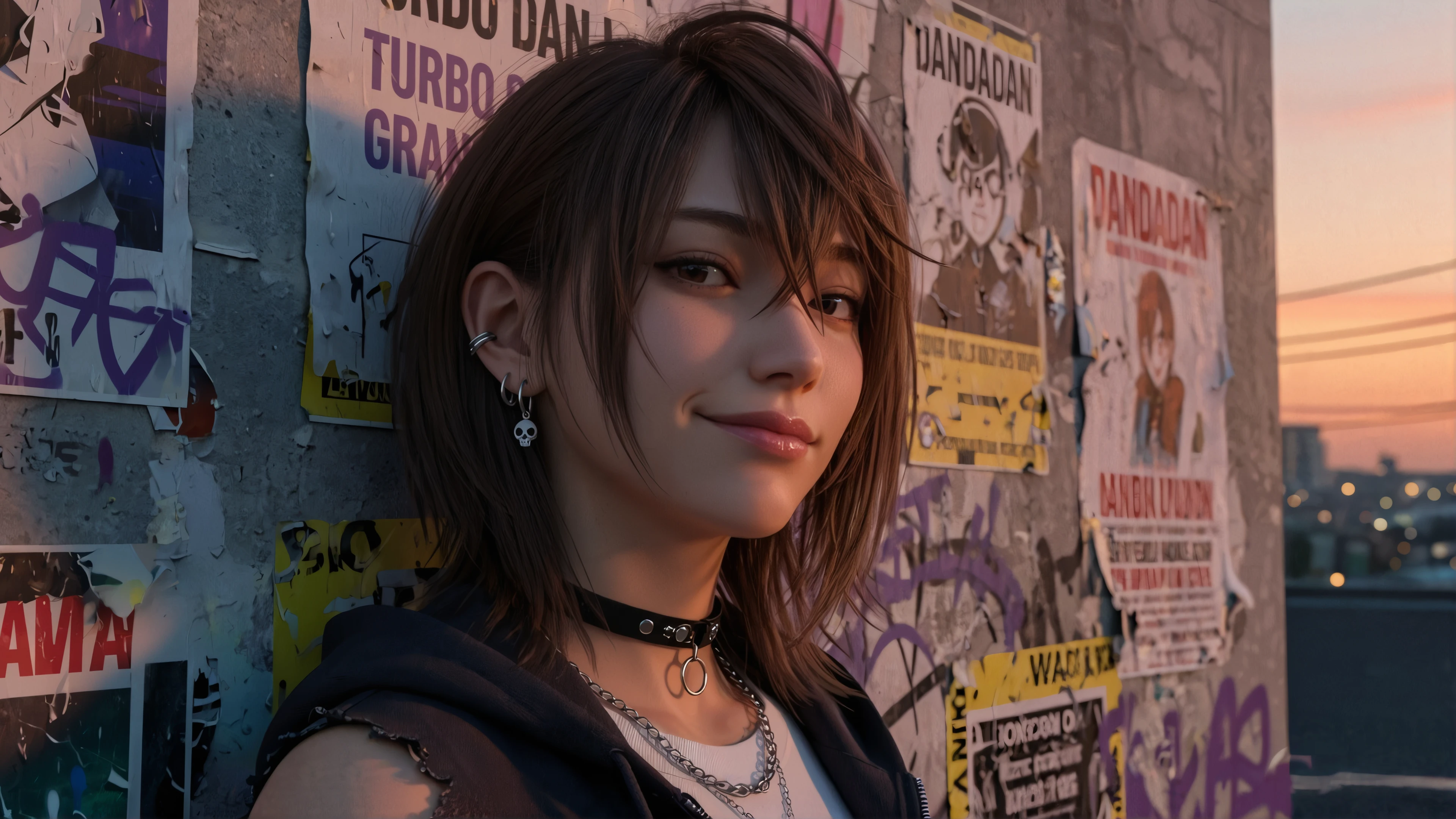 momo ayase dandadan realistic desktop v1