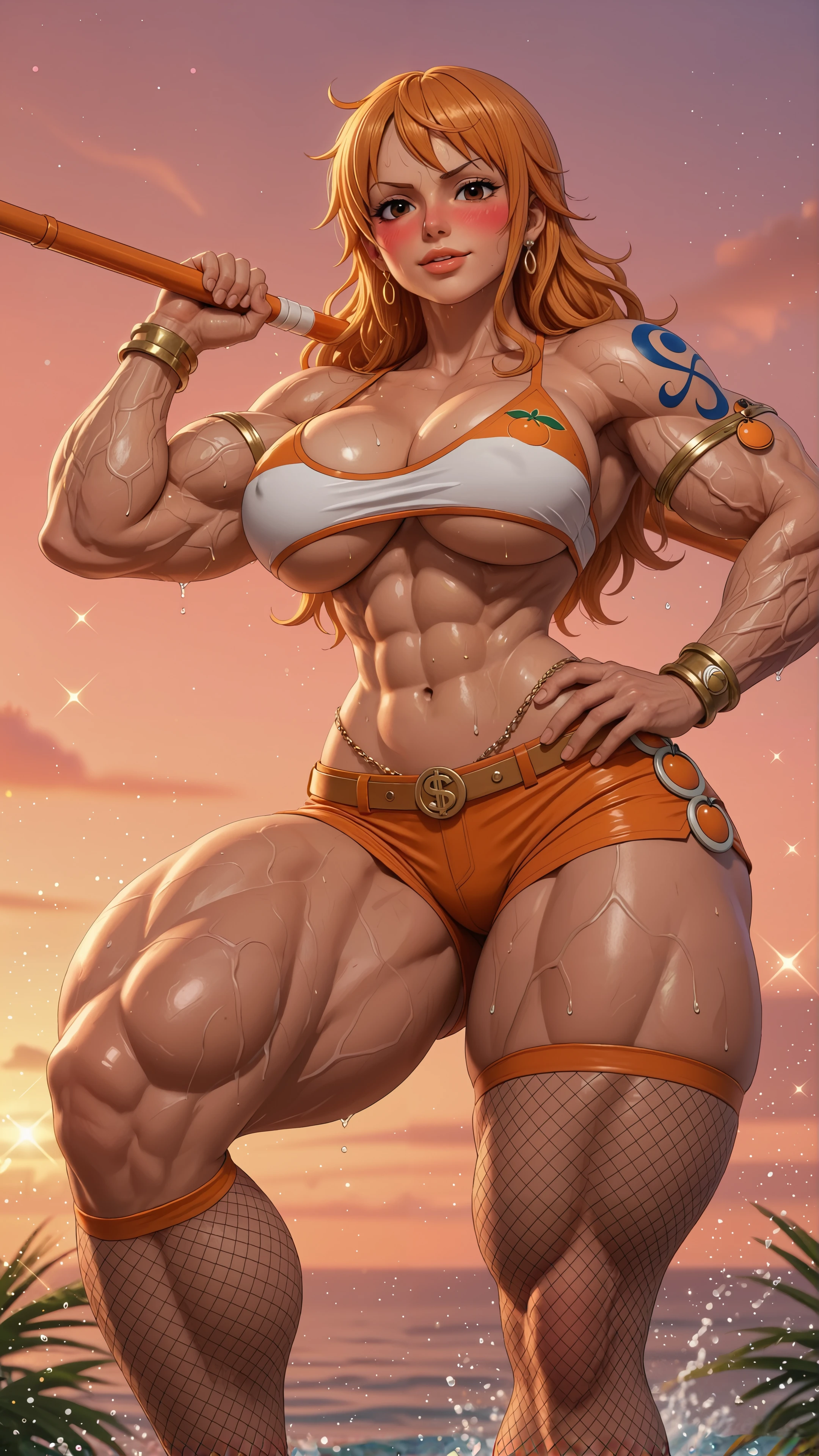 Nami muscular mobile wallpaper