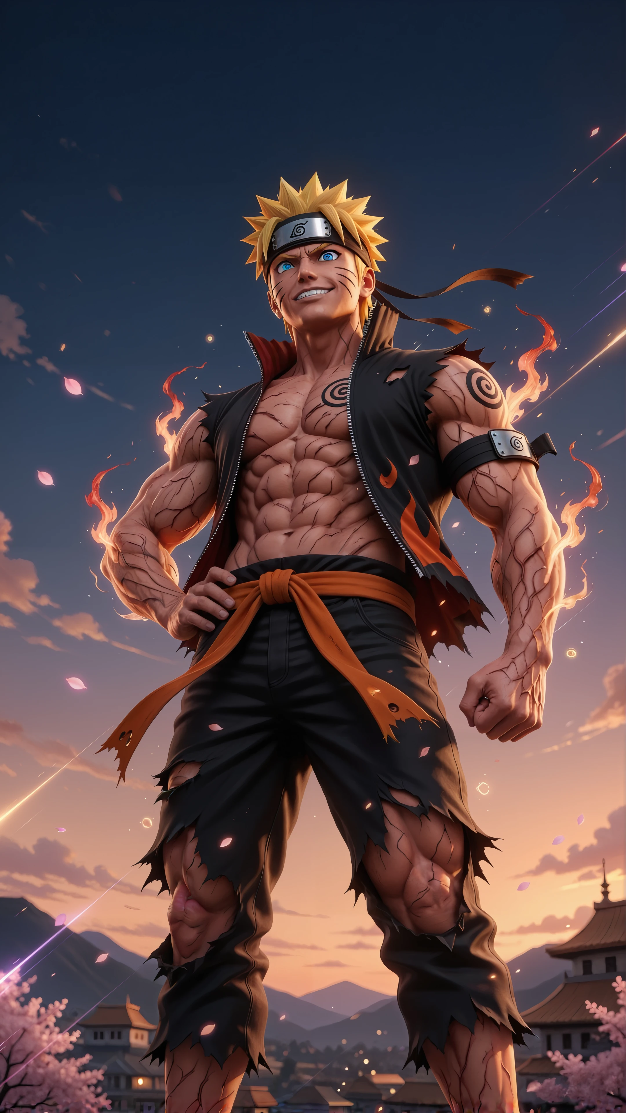 Naruto muscular mobile wallpaper