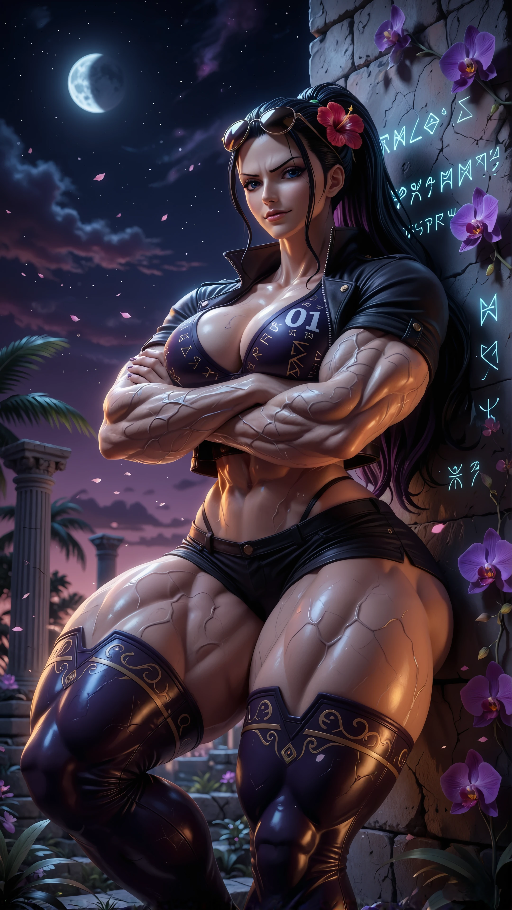 Nico Robin muscular mobile wallpaper