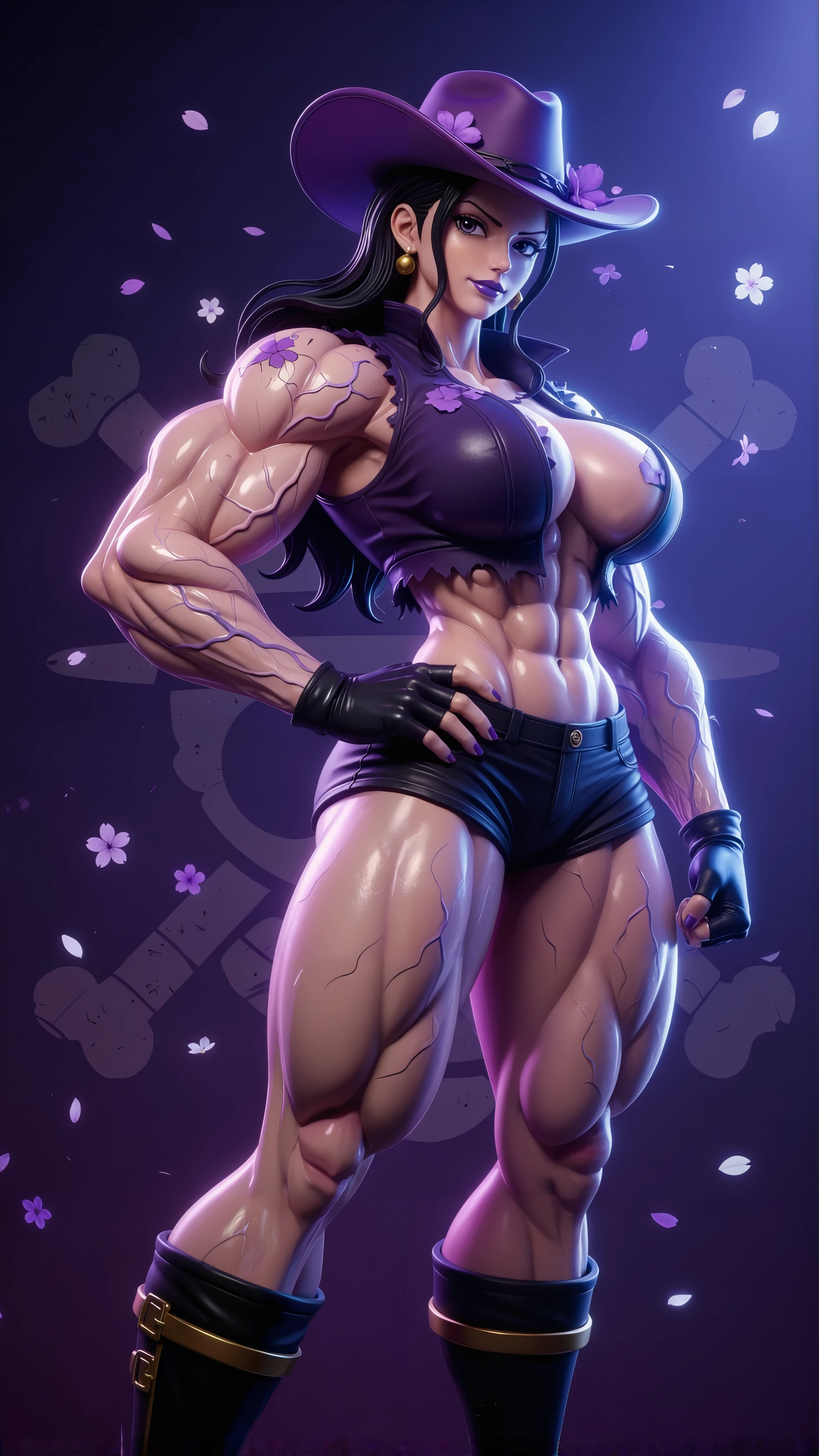 Nico Robin muscular mobile wallpaper
