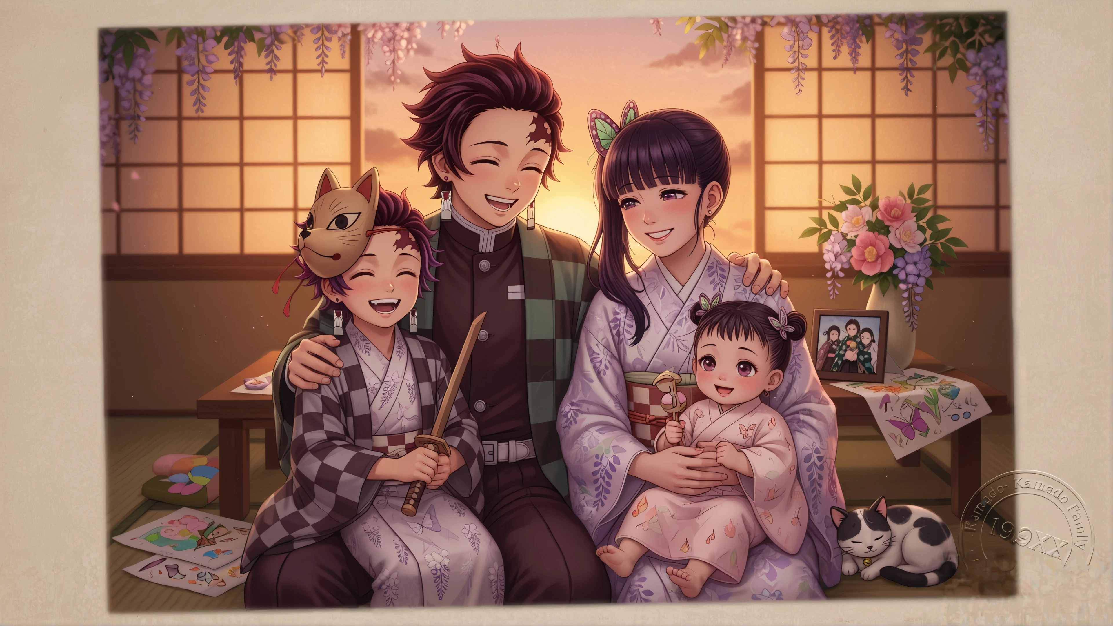 tanjiro kanao cute couple desktop
